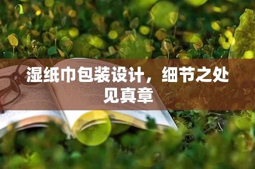 湿纸巾包装设计，细节之处见真章