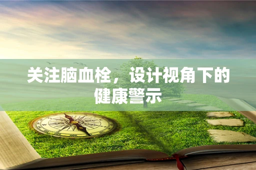 关注脑血栓，设计视角下的健康警示