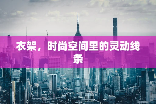 衣架，时尚空间里的灵动线条