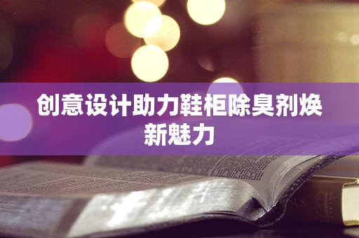 创意设计助力鞋柜除臭剂焕新魅力