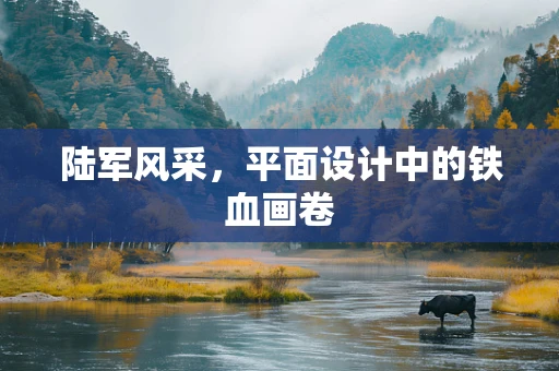 陆军风采，平面设计中的铁血画卷