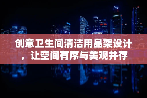 创意卫生间清洁用品架设计，让空间有序与美观并存