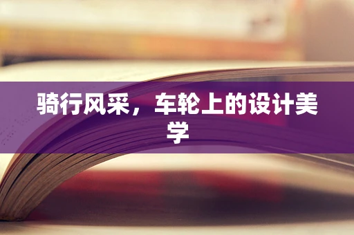 骑行风采，车轮上的设计美学