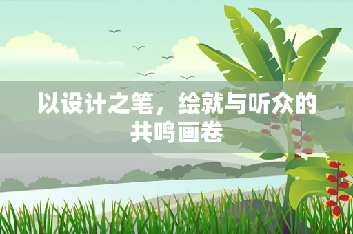 以设计之笔，绘就与听众的共鸣画卷