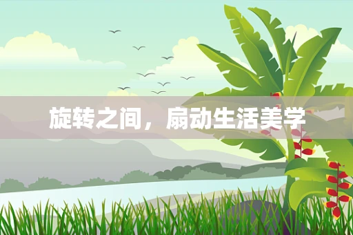 旋转之间，扇动生活美学