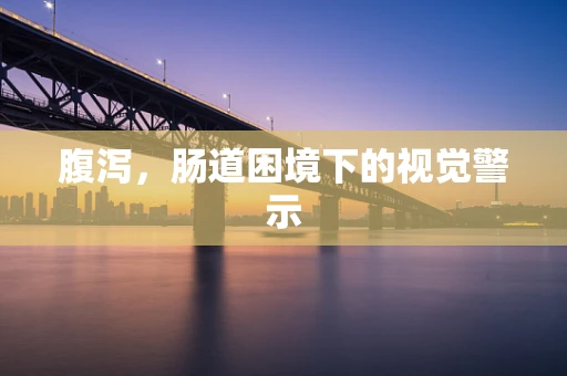 腹泻，肠道困境下的视觉警示