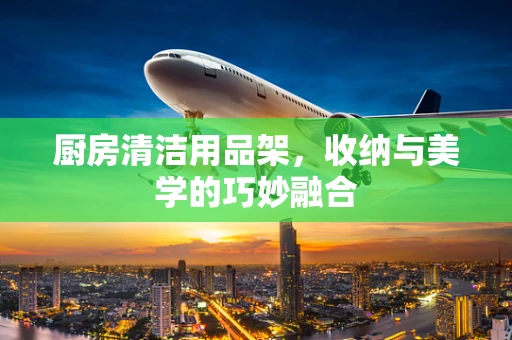 厨房清洁用品架，收纳与美学的巧妙融合