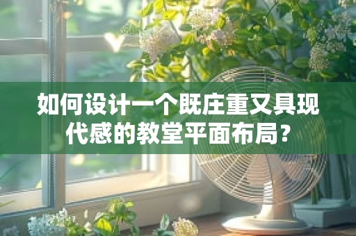 如何设计一个既庄重又具现代感的教堂平面布局？