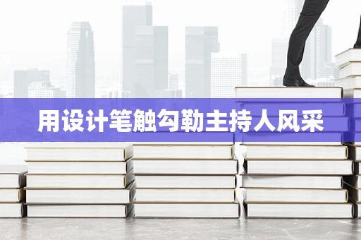 用设计笔触勾勒主持人风采