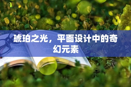 琥珀之光，平面设计中的奇幻元素