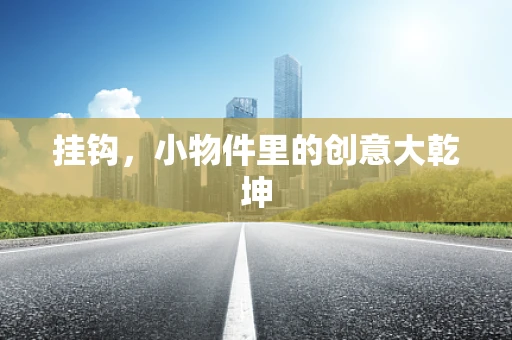 挂钩，小物件里的创意大乾坤