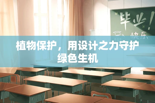 植物保护，用设计之力守护绿色生机