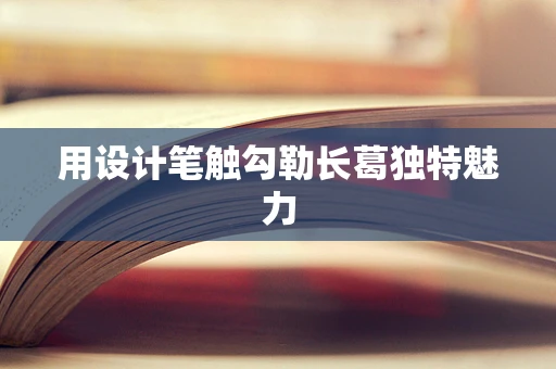 用设计笔触勾勒长葛独特魅力