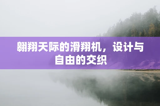 翱翔天际的滑翔机，设计与自由的交织
