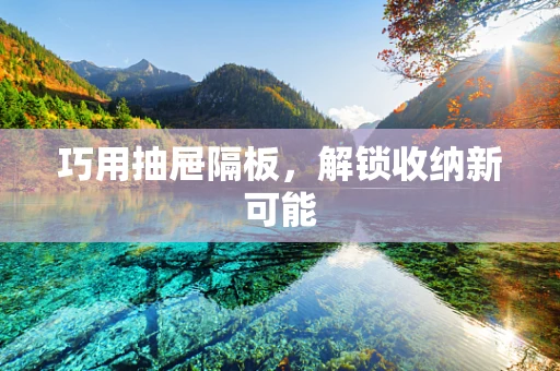 巧用抽屉隔板，解锁收纳新可能