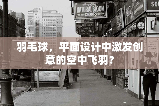 羽毛球，平面设计中激发创意的空中飞羽？