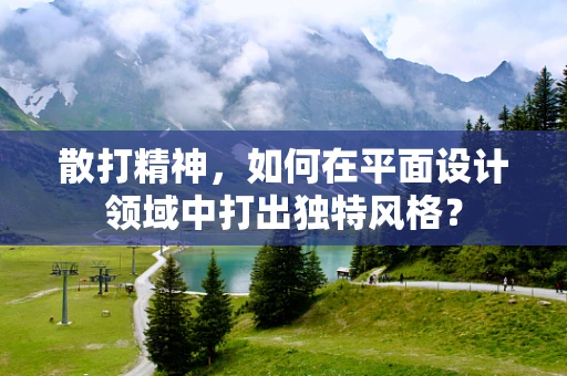 散打精神，如何在平面设计领域中打出独特风格？
