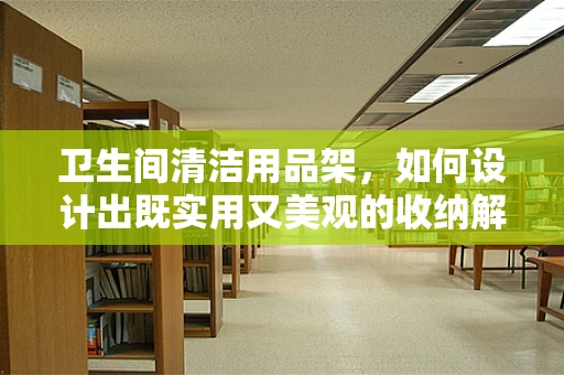 卫生间清洁用品架，如何设计出既实用又美观的收纳解决方案？