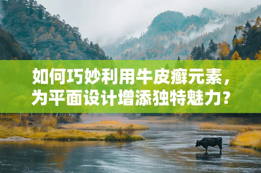 如何巧妙利用牛皮癣元素，为平面设计增添独特魅力？