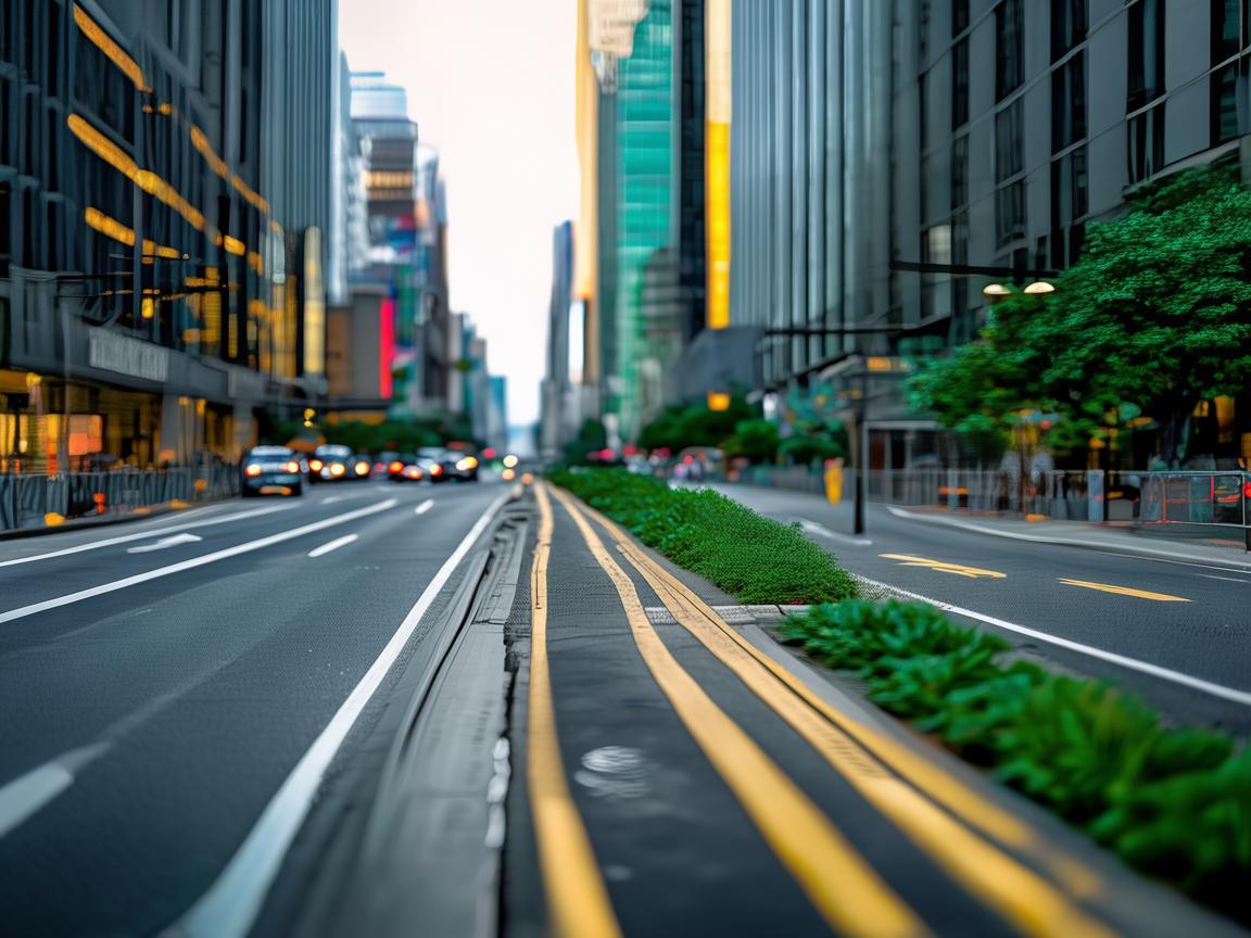 公交专用道，城市交通的独特风景线