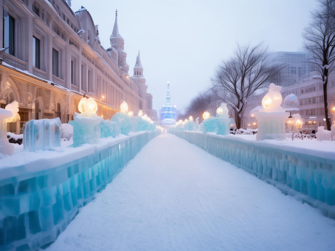 冰雪之都哈尔滨，平面设计中的城市印象