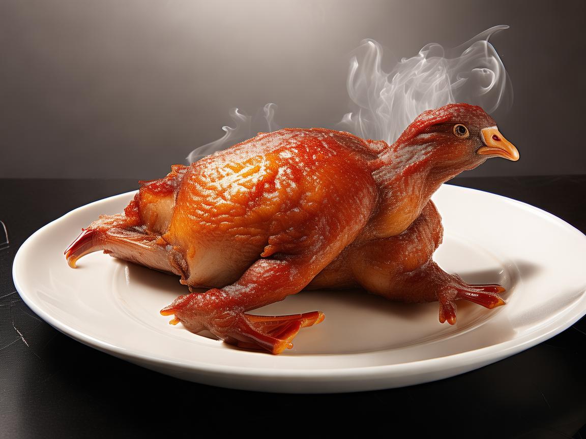 烤鸭的‘色香味’，如何将传统美食融入现代平面设计？