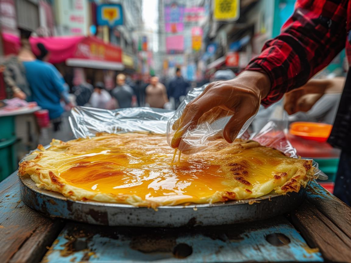鸡蛋灌饼，如何通过视觉设计提升街头美食的吸引力？