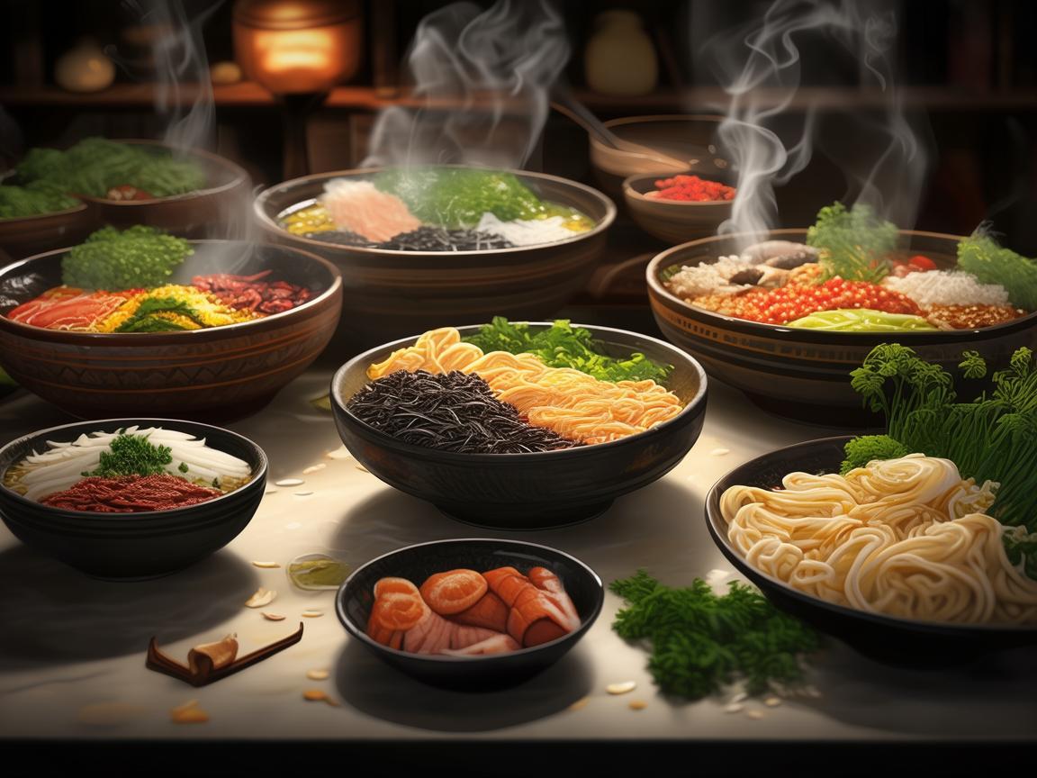 品味拉面，线条勾勒出的美食艺术