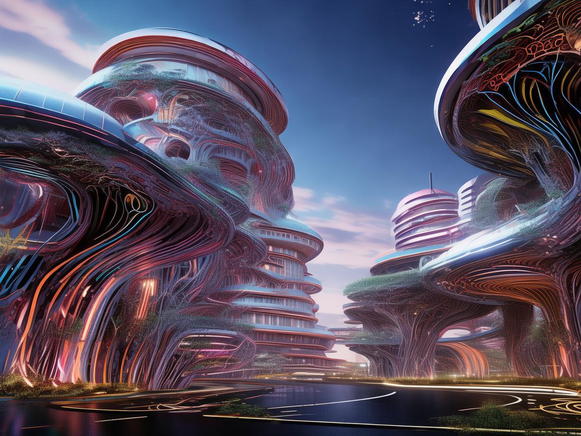 如何将生物工程原理融入平面设计，创造未来感十足的视觉体验？