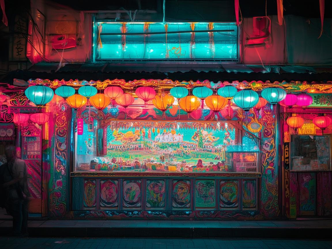 夜市摊位设计，如何打造吸引眼球的视觉焦点？