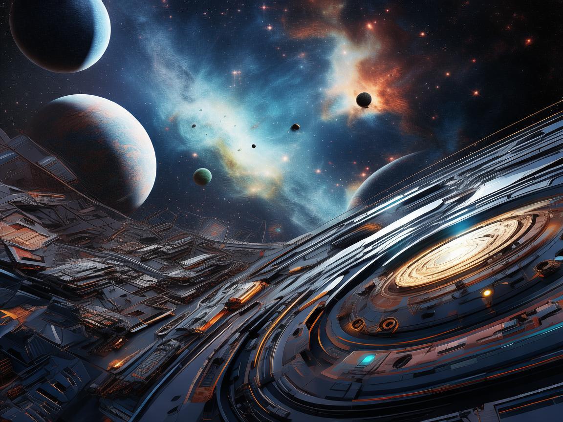 太空工程，平面设计下的浩瀚宇宙之美
