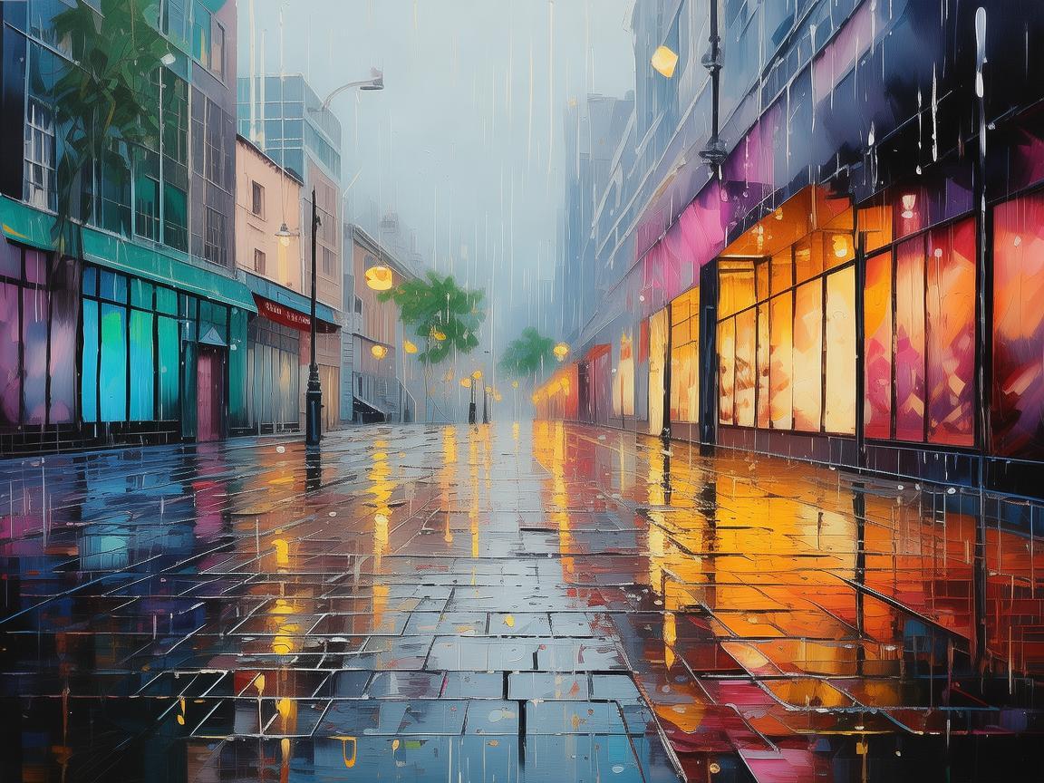 雨天里的色彩管理，如何让设计在湿润的画布上绽放？