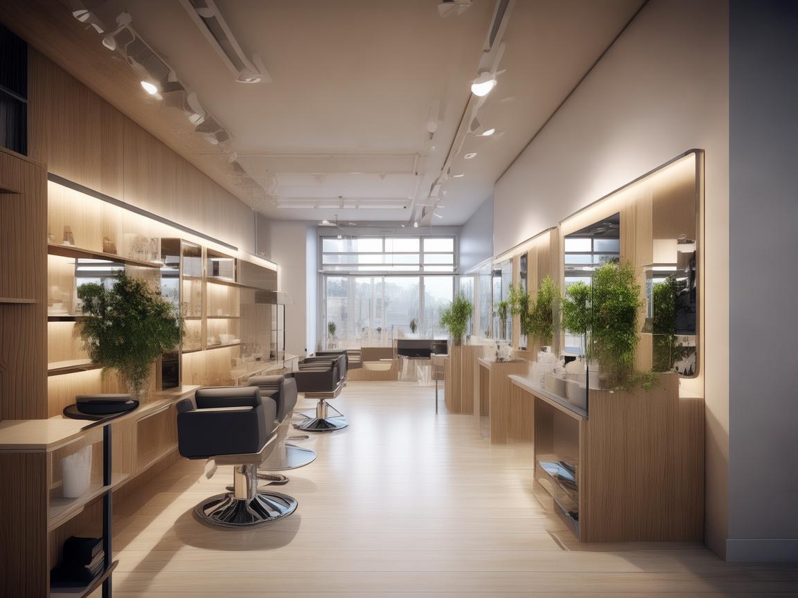 理发店设计，如何通过视觉元素营造舒适与专业氛围？