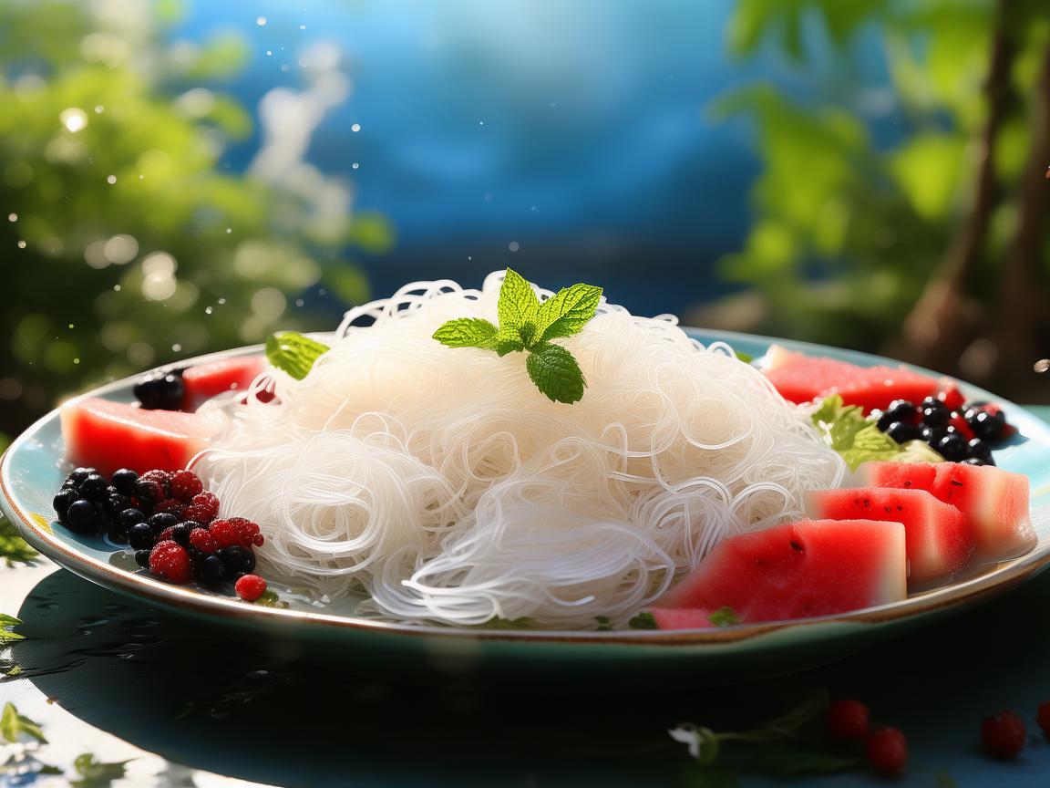凉粉的色彩搭配，如何为夏日甜品打造视觉盛宴？