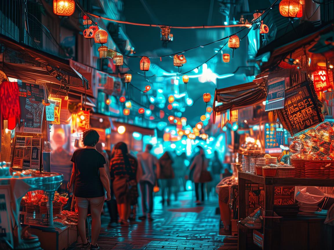 夜市电影节，如何在视觉设计中融合市井气息与电影艺术？