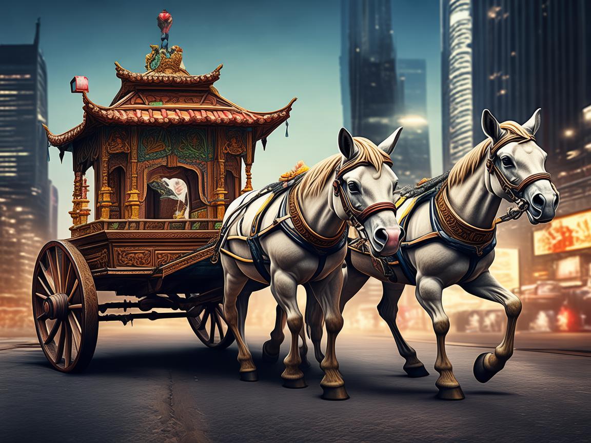 驴车，传统与现代的视觉碰撞，如何在设计中找到平衡？