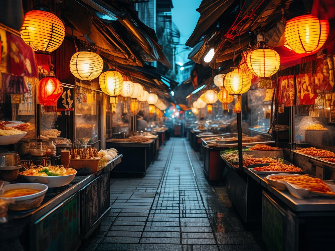 夜市摊的视觉盛宴，如何用设计语言点亮市井烟火？
