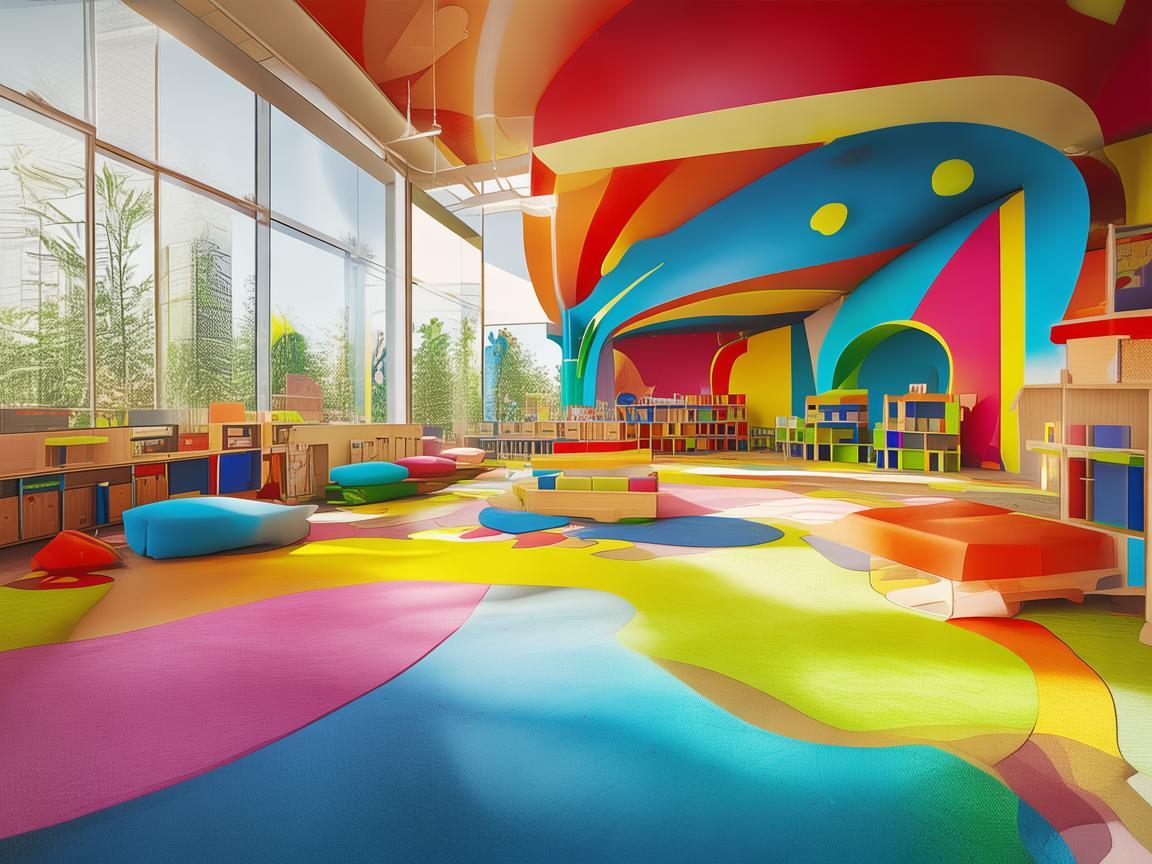 幼儿园设计，如何通过色彩与空间布局激发孩子的创造力？