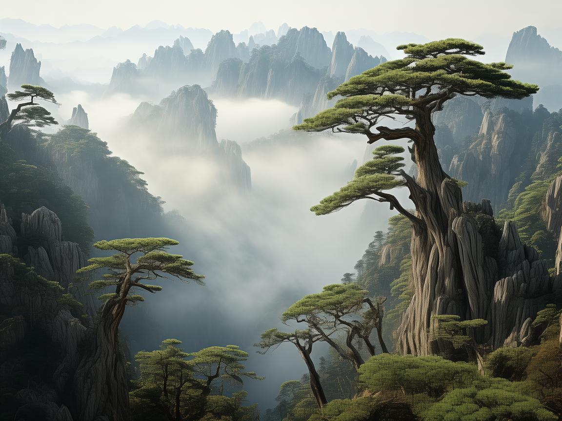 黄山，自然与艺术交织的梦幻画卷