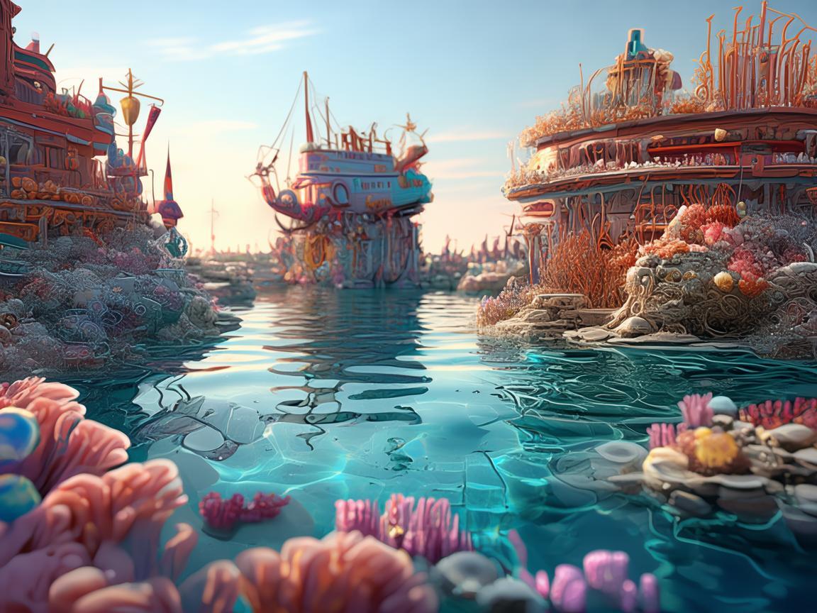 船舶锚地，水域中的独特设计景观