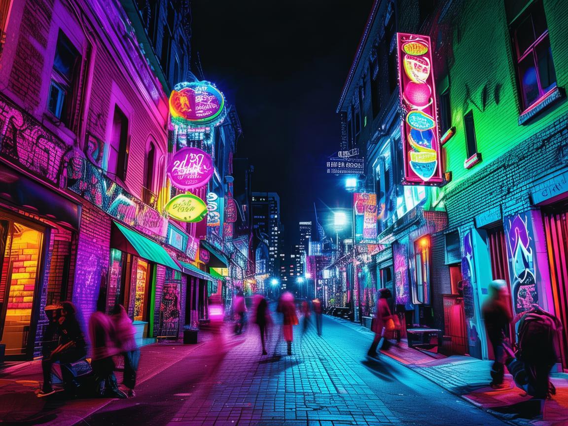 酒吧街的视觉叙事，如何通过平面设计提升夜间经济活力？