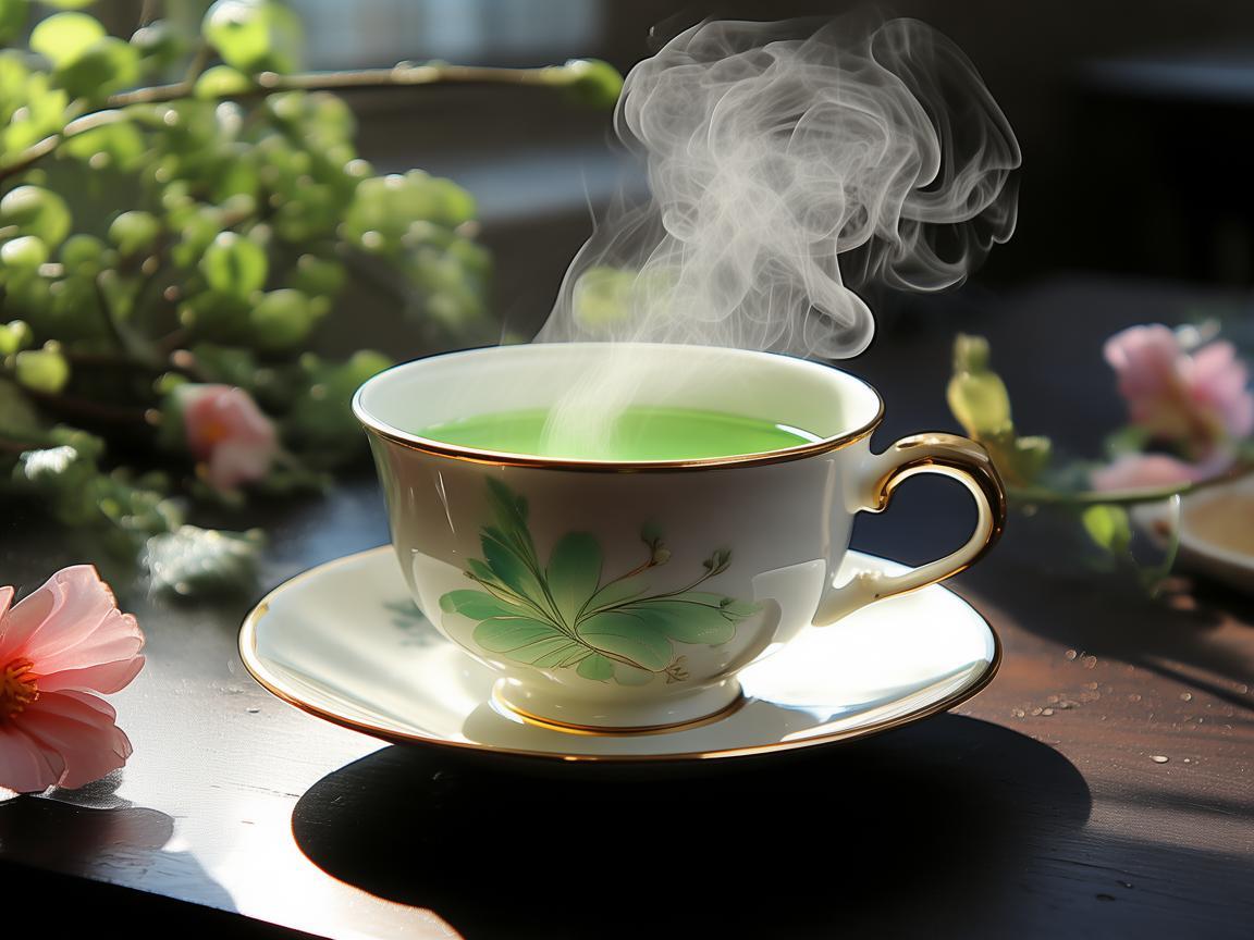 品味绿茶，绘就清新之美