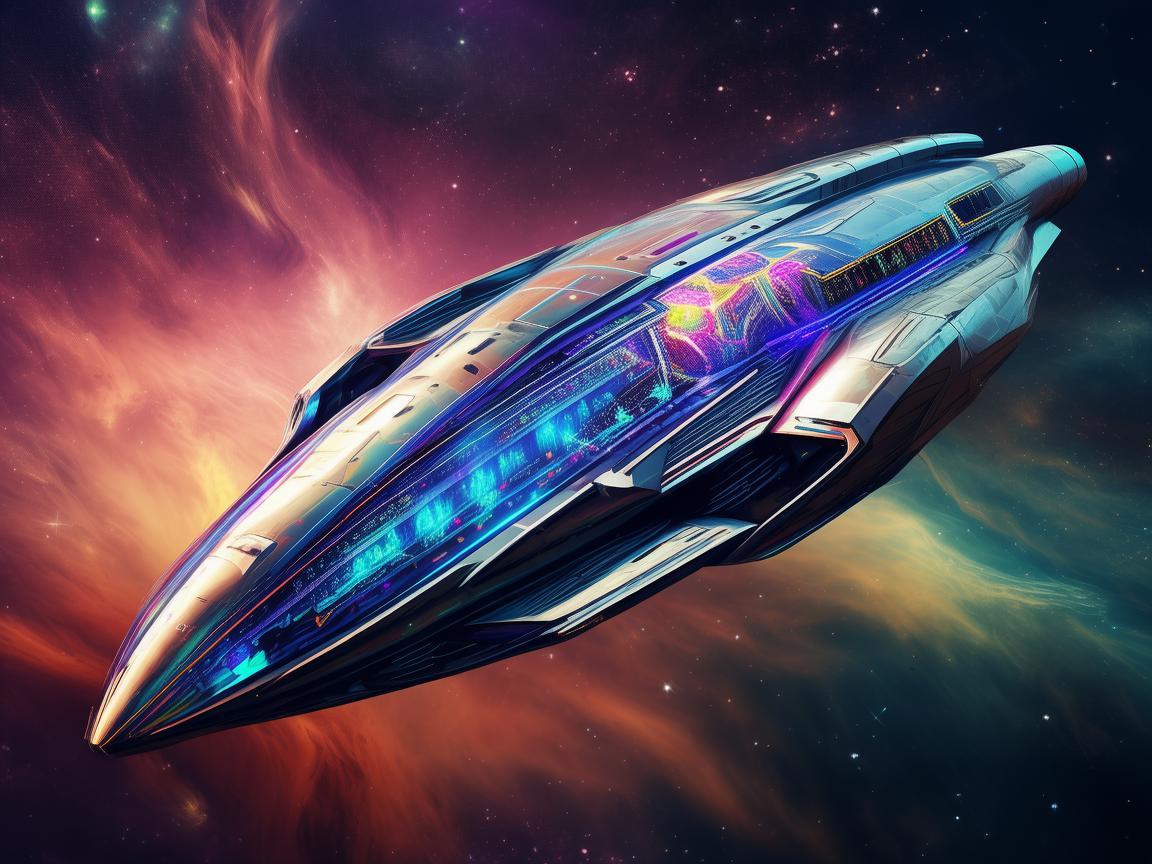 宇宙飞船，科技与艺术交织的梦幻载体