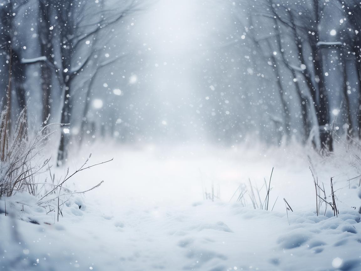 雪落无声，绘就冬日诗意画卷