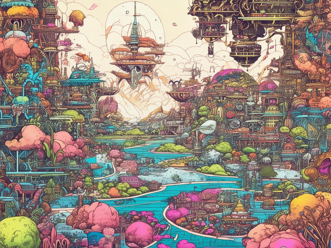 动漫，平面设计灵感的奇幻源泉