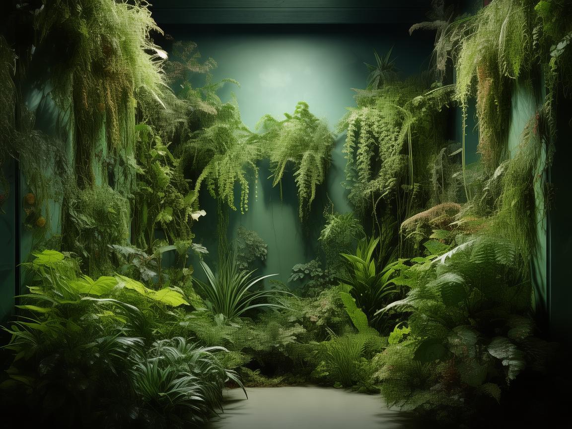 装饰植物，空间里的灵动画笔