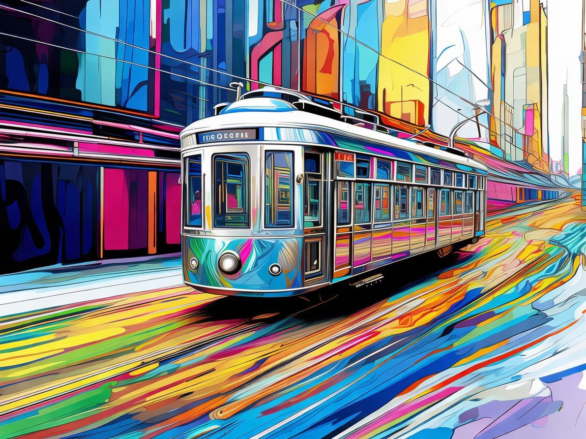 无轨电车,城市流动的艺术画卷 无轨电车,城市流动的艺术画卷