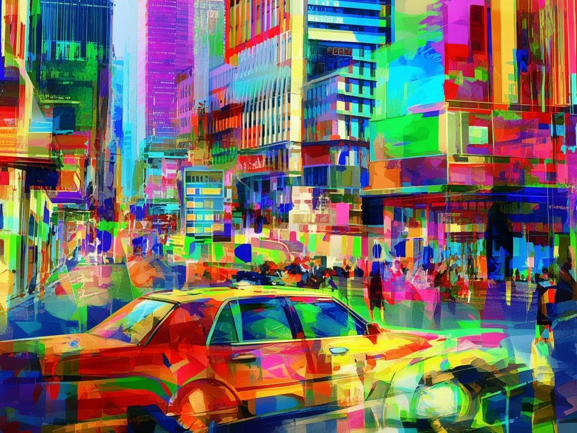 出租车，城市流动拼图与视觉表达魅力