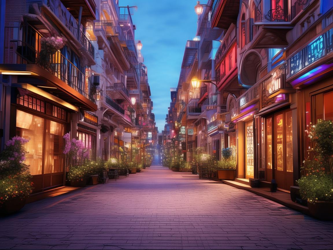 繁华步行街，设计的魅力舞台