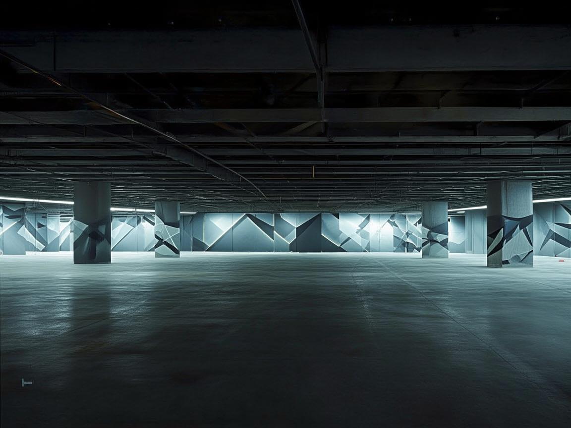 地下停车场,空间中的视觉与功能艺术 地下停车场,空间中的视觉与功能艺术